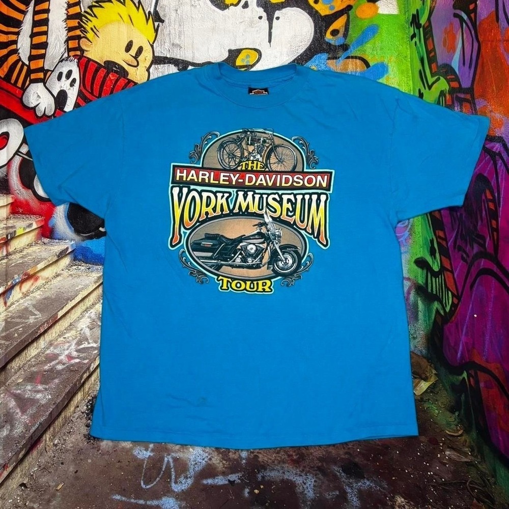 Vintage 1994 Harley Davidson York PA Museum T Shirt Single Stitch USA XL